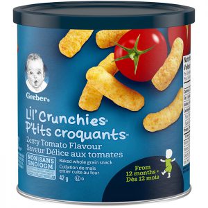 GERBER LIL’ CRUNCHIES, Zesty Tomato, Toddler Snacks